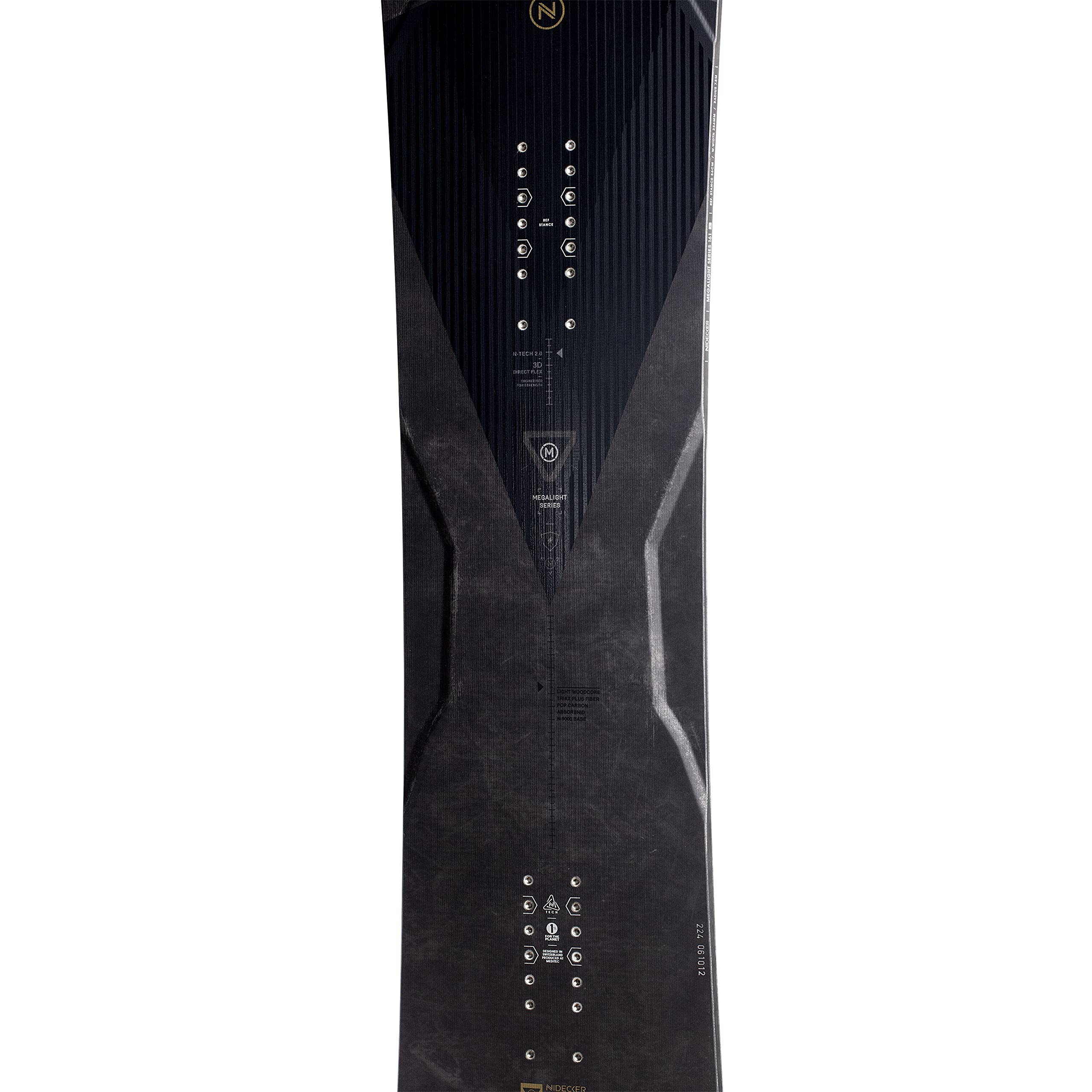 Nidecker Megalight Snowboard 158L : Amazon.it: Altro